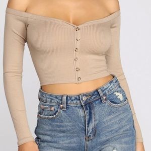 Off the shoulder top